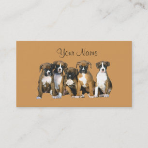Boxer Lover Business Card