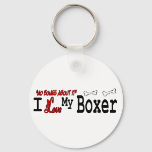 Boxer Lovers Gifts Key Ring