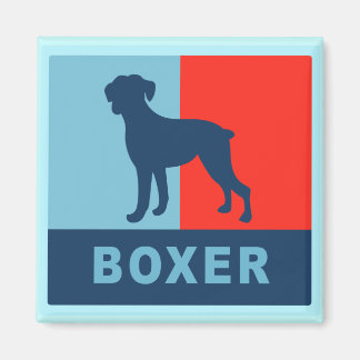 Boxer Magnet Square