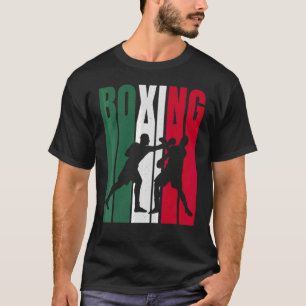 Boxer Mexican Flag Boxing T-Shirt
