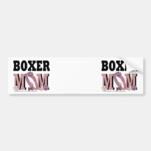 Boxer MOM Bumper Sticker