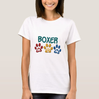 BOXER MOM Paw Print 1 T-Shirt