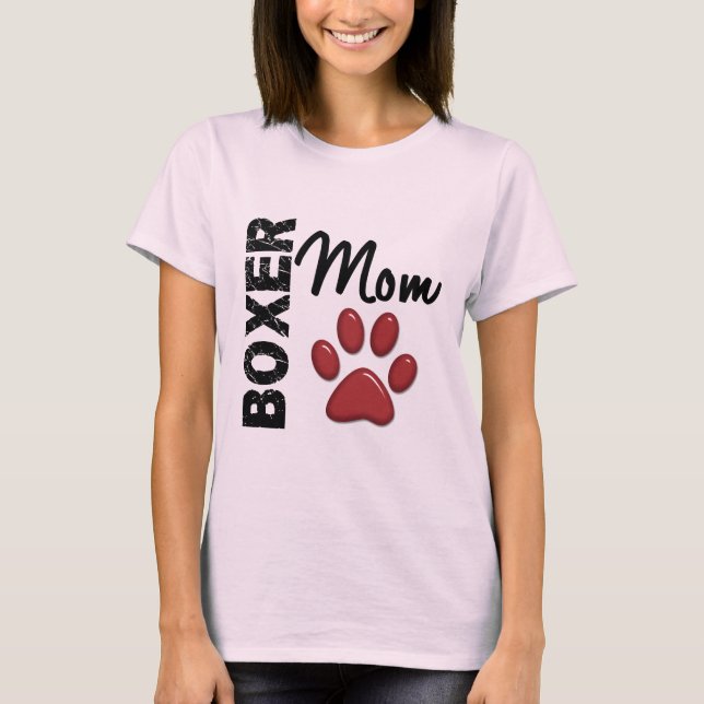 Boxer Mum 2 T-Shirt (Front)