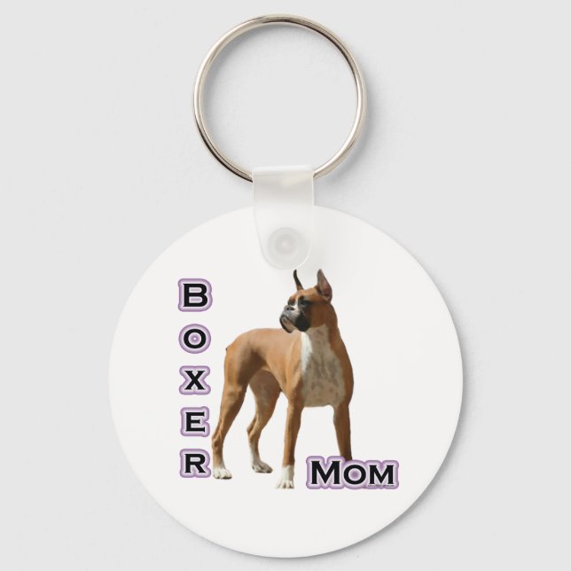 Boxer Mum 4 - Keychain (Front)