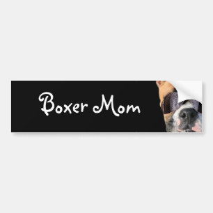 Boxer Mum bumper sticker