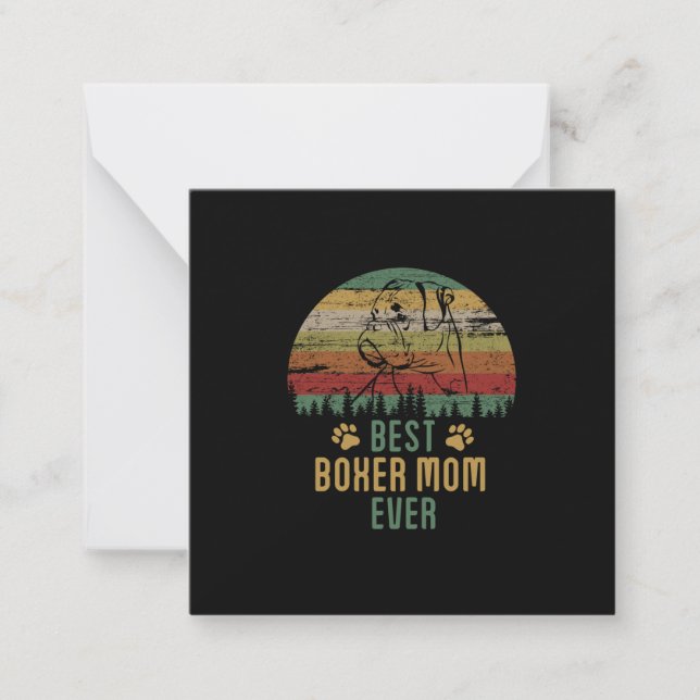 Boxer mum card (Front)