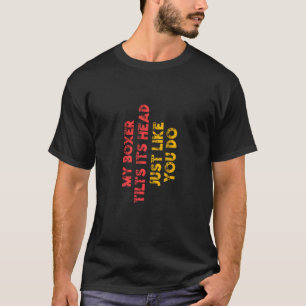 Boxer Mum Dad Funny Dog Lover Gift Women Men Kids T-Shirt