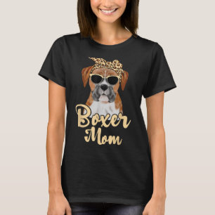 Boxer Mum Dog Lover Animal Whisperer Veterinarian T-Shirt