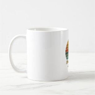 Boxer Mum Dog Retro Sunset Paw Prints_1 Coffee Mug