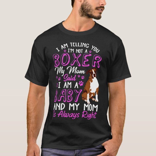  Boxer Mum  Dog   T-Shirt (Front)