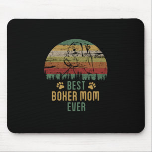 Boxer mum mouse mat