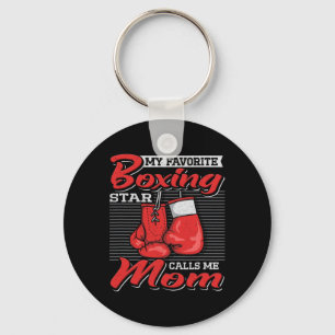 Boxer Mum My Favourite Boxing Star Calls Me Mum Co Key Ring