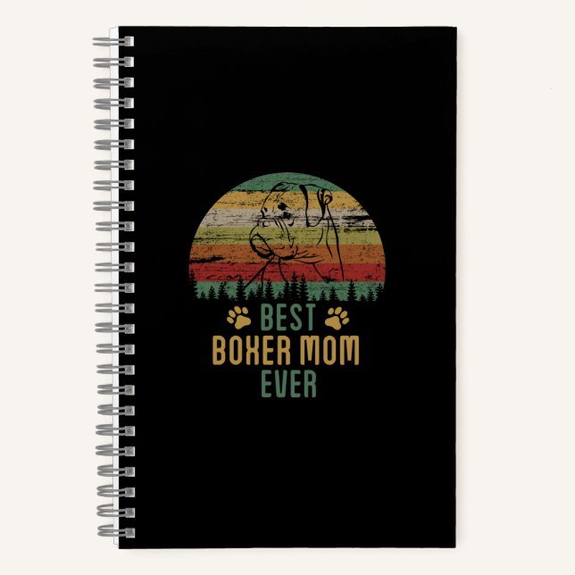 Boxer mum notebook (Front)