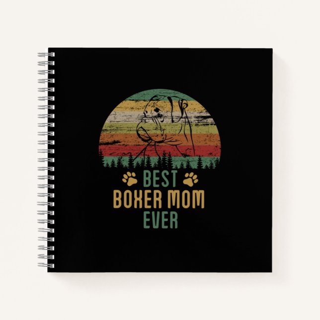 Boxer mum notebook (Front)