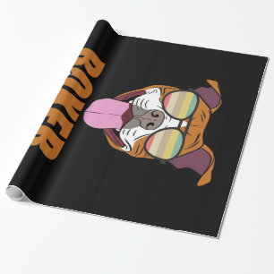 Boxer Mum Personalised To My Mum Wrapping Paper