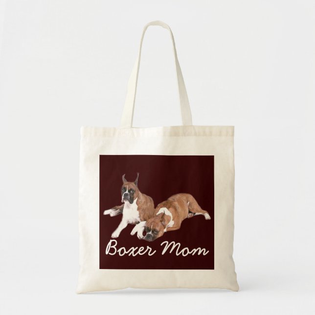 Boxer Mum Tote Bag (Front)