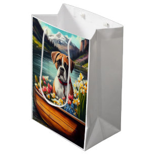 Boxer on a Paddle: A Scenic Adventure Medium Gift Bag