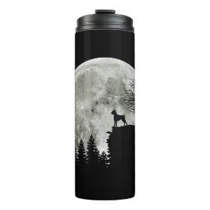 Boxer On Mountain Cool Halloween Gifts For Her Thermal Tumbler