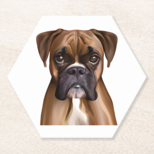 Boxer Paper Coaster