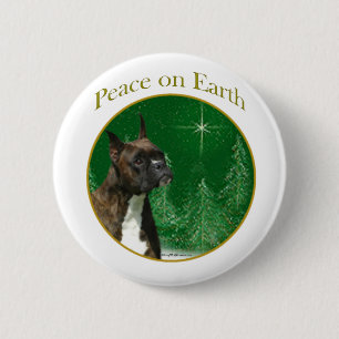 Boxer Peace 6 Cm Round Badge