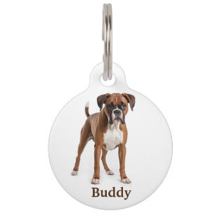 Boxer Personalise Pet Tag