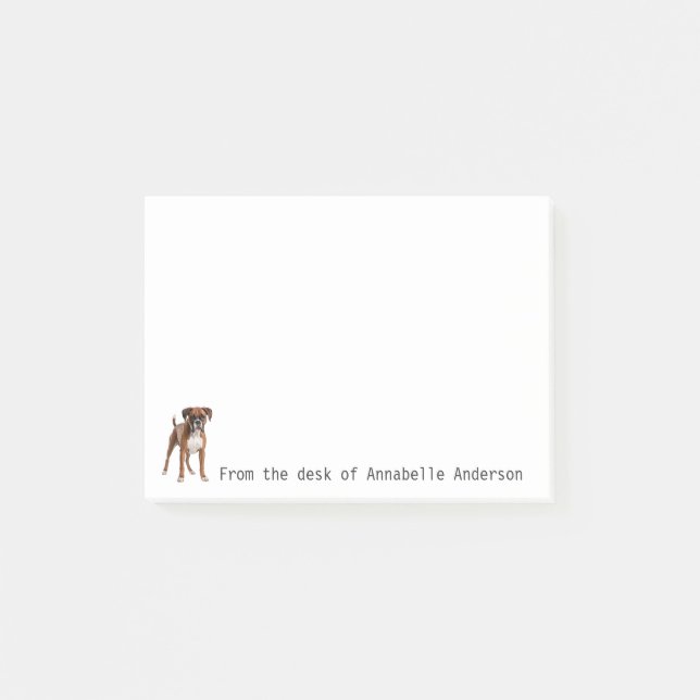 Boxer Personalise Post-it Notes (Front)