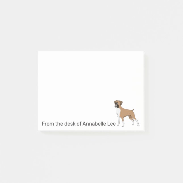 Boxer Personalize Post-it Notes (Front)