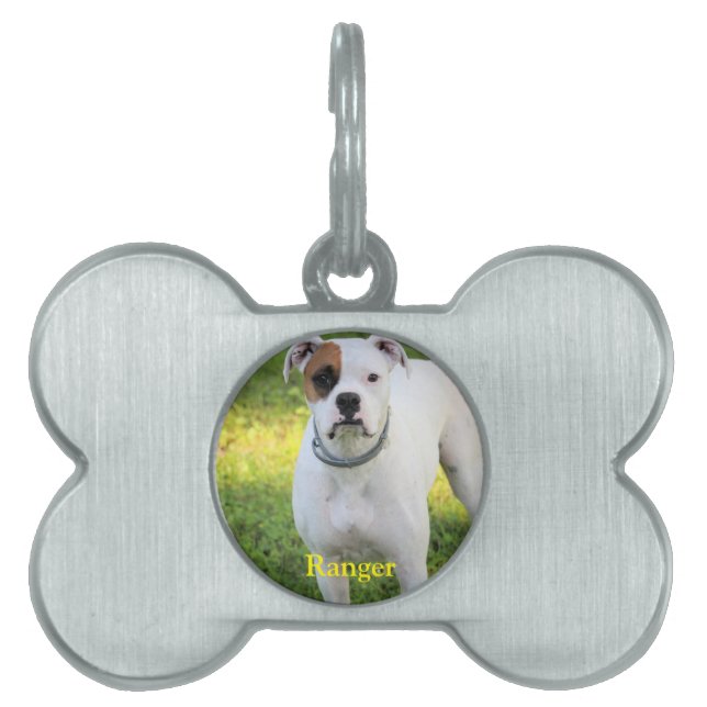 Boxer Pet ID Tag (Front)