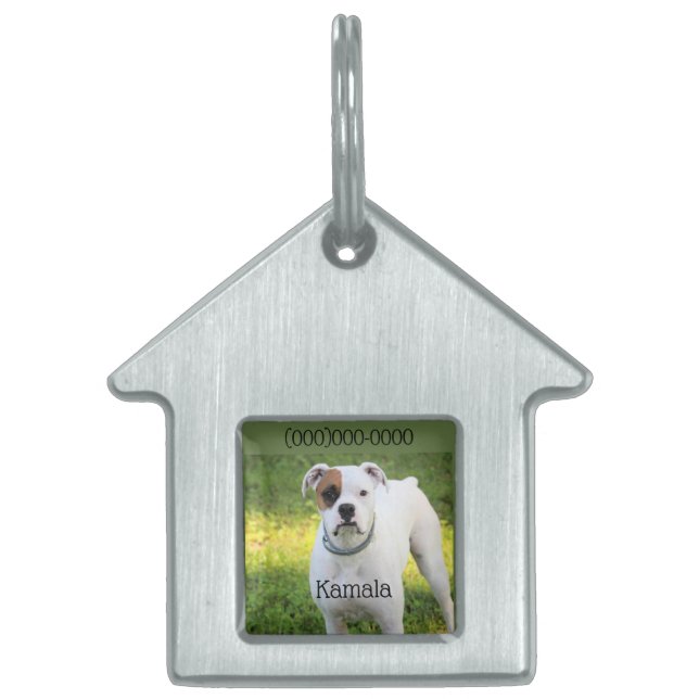 Boxer Pet ID Tag (Front)