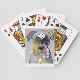 Boxer Portrait Playing Cards