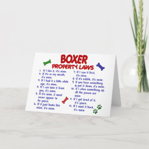 Boxer Property Laws 2 Card