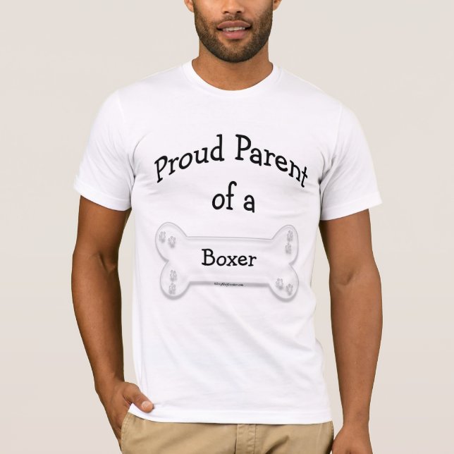 Boxer Proud Parent T-Shirt (Front)