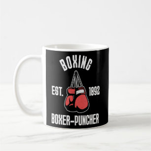 Boxer Puncher Boxing Gloves Boxer Boxing  Coffee Mug