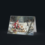 Boxer Puppies Christmas Santa Greeting Card<br><div class="desc">Remembering family and friends during the holiday season is a wonderful way to keep in touch with the people you love and care about. I created these dog holiday cards with love and care and I am sure anyone who loves dogs will be delighted to receive them. You do have...</div>