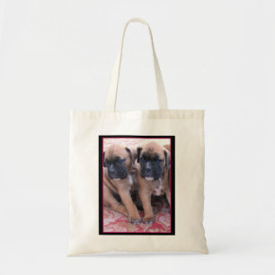 Boxer puppies tote bag