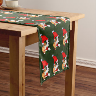 Boxer Puppy Christmas Short Table Runner