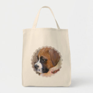 Boxer Puppy Dog Tote Bag