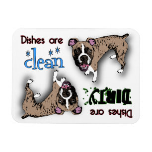 Boxer Rectangle Dishwasher Magnet