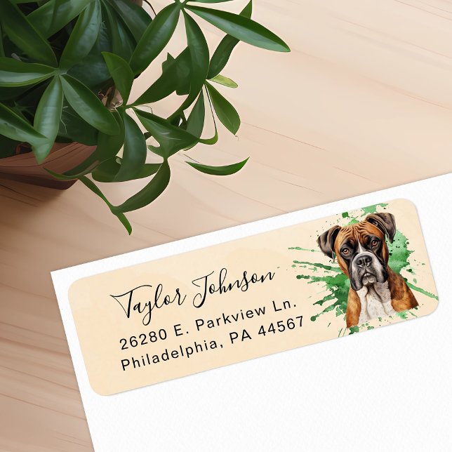 Boxer Return Address Label (Creator Uploaded)