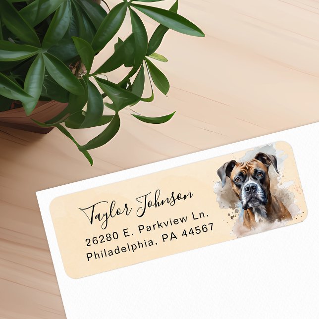 Boxer Return Address Label (Creator Uploaded)
