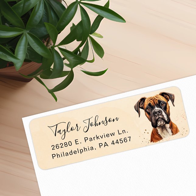 Boxer Return Address Label (Creator Uploaded)