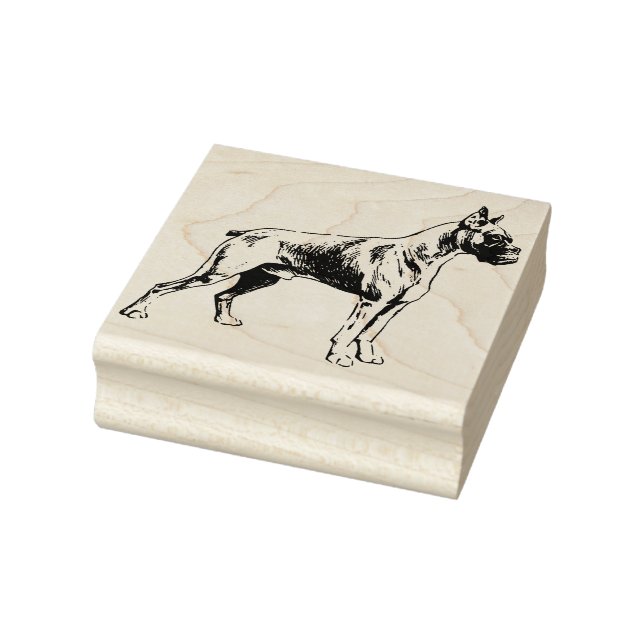 Boxer Rubber Stamp (Stamp)