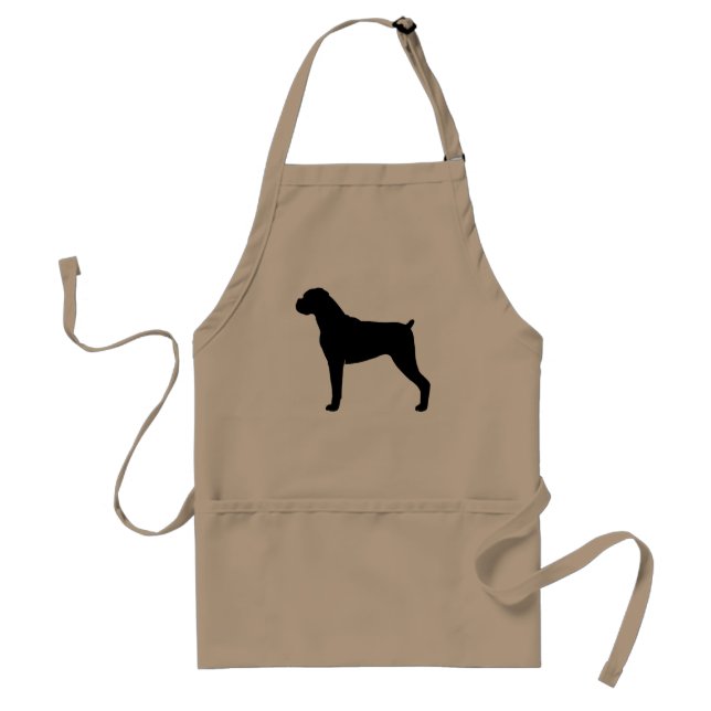 Boxer Silhouette Standard Apron (Front)