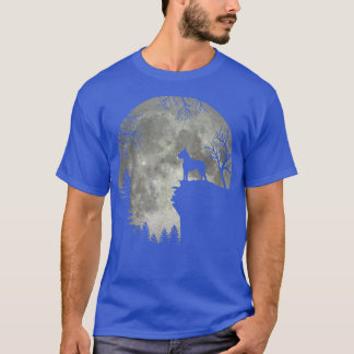 Boxer Terrier And Moon Halloween Classic Halloween T-Shirt