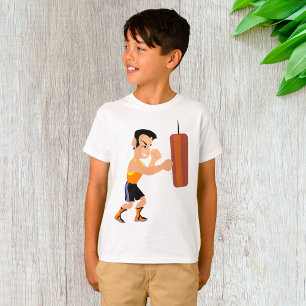 Boxer Training with Punching Bag T-Shirt