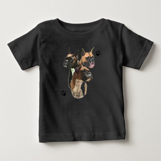 Boxer Trio Baby T-Shirt (Front)