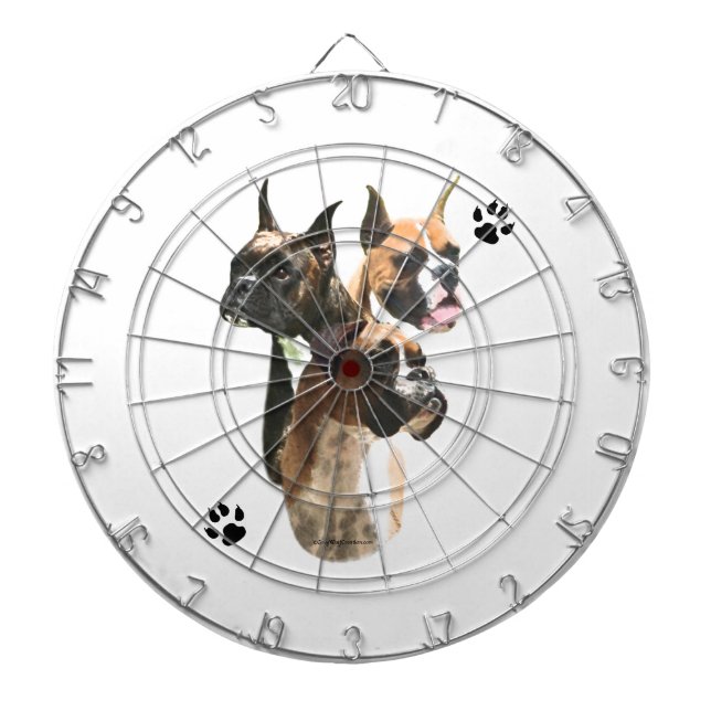 Boxer Trio Dartboard (Front)