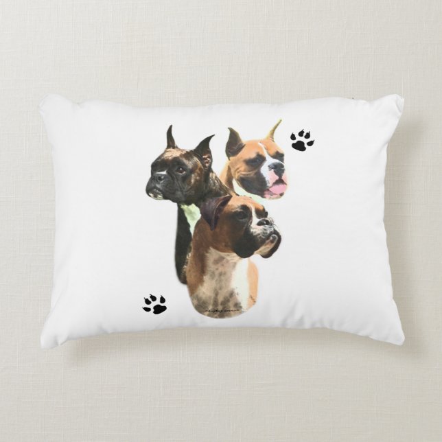 Boxer Trio Decorative Cushion (Front)