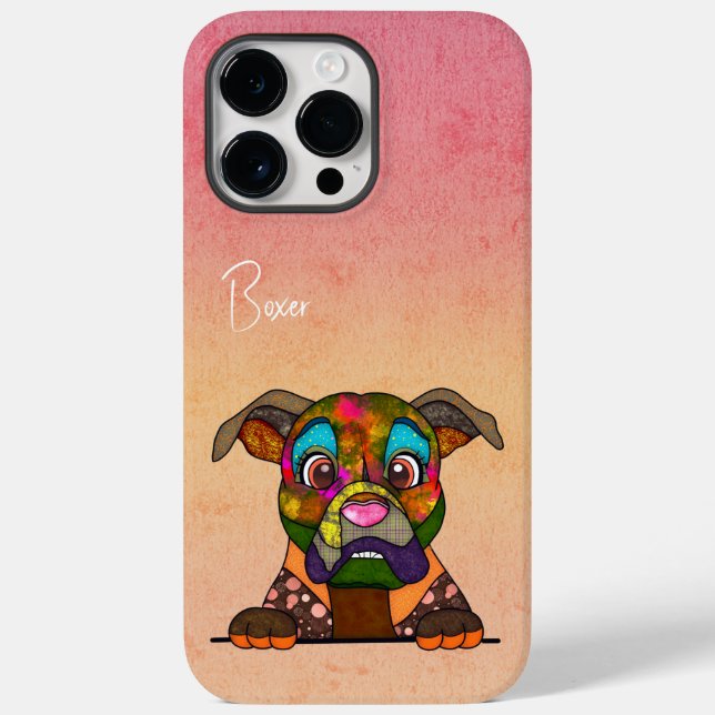 Boxer Ugly Face Case-Mate iPhone Case (Back)