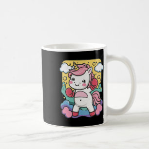 Boxer Unicorn With Boxing Gloves Loves Boxing  Coffee Mug